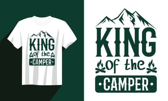 Camping T Shirt King of the Camper Graphic Design Asset Review