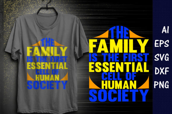 Family Quote Design for T-Shirt Graphics