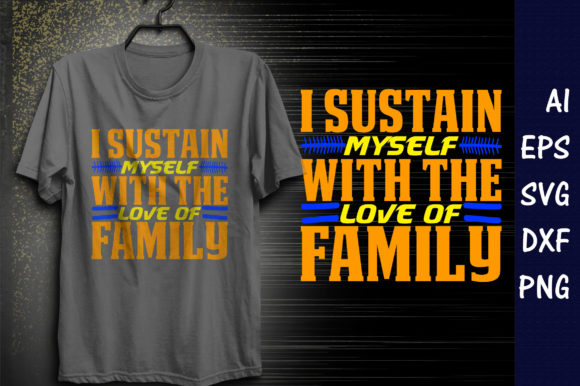 Family Quote Design for T-Shirt Graphics