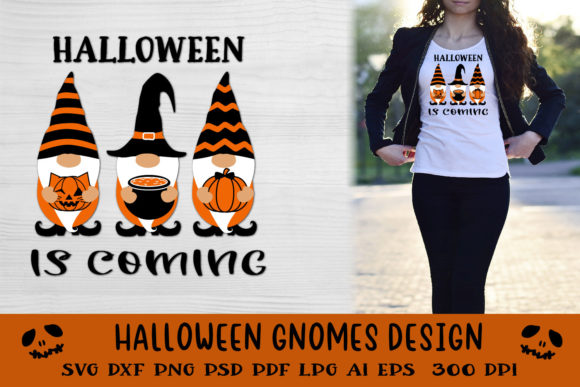 Halloween Gnomes SVG for Branding and Packaging