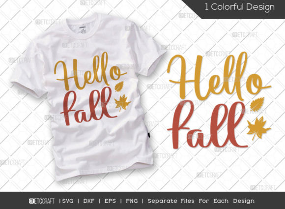 Hello Fall SVG Cut File Thanksgiving Review