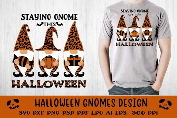 Leopard Gnomes SVG: A Playful Graphic for Halloween and More