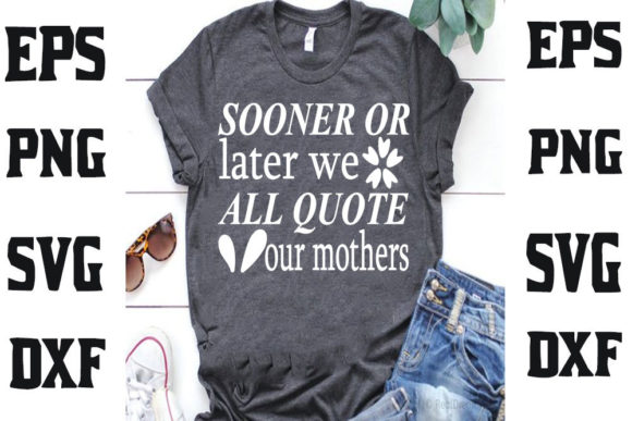 Mother's Day SVG Design for T-Shirt Graphics