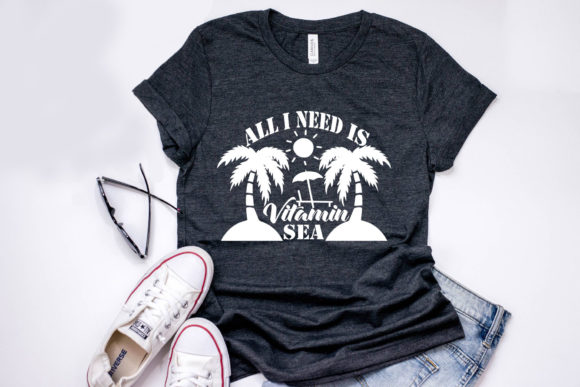 Summer Quote Design for T-Shirt Graphics