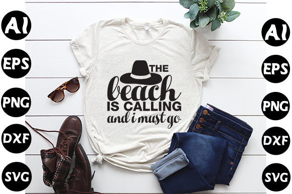 Summer Quote Design: The Beach Is Calling